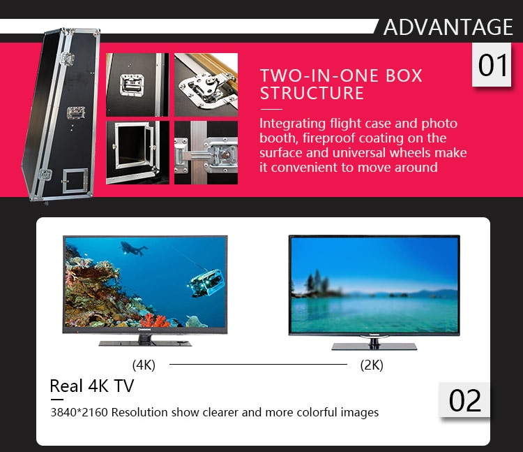 Newest 55 Inch 65 Inch Magic Photo Booth Interactive Selfie Mirror