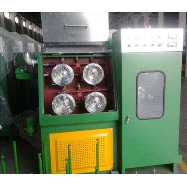 Fine Copper Wire (thin wire) Drawing Machine With 22 Passes And Annealer (1.2mm-0.1mm) Exported to Russia