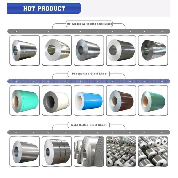 Corrugated GI PPGI Colour Coated Sheet Galvanized Steel 50 Microns Zn/Az