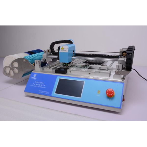 Desktop SMT Production Line Pick Place, Stencil Printing Machine T962C Reflow Oven