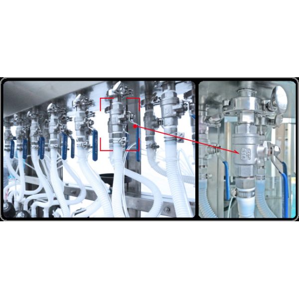 Pesticide Water Emulsion Drum Chemical Filling Equipment Machine Microcomputer In Line 0.7KW