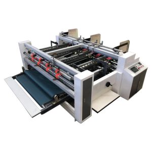 380 V 50 Hz Folder Gluer Machine Two Pieces Corrugated Carton Box Electric