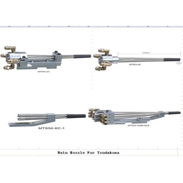 Main Nozzle Weaving Loom Spare Parts , Air Jet Loom Parts Long Service Life
