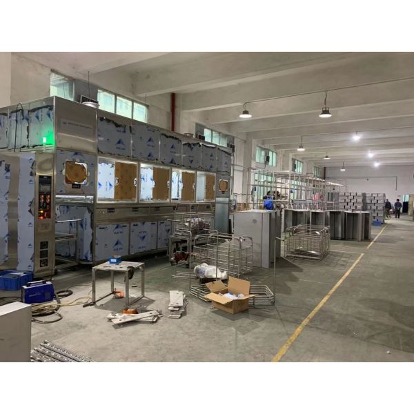 Mechanical Arm 3P 380V Automatic Ultrasonic Cleaning Machine CE Approval