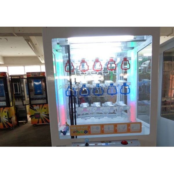 Key Master Game Machine with Bill Banknote and Coin Acceptor Shoe Phone Gift Out Prize Present Vending Machine