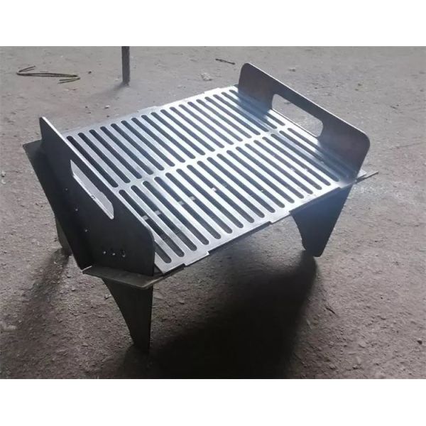 Wood Burning Foldable Camping Outdoor Steel Fire Pits Barbecue Charcoal Grill