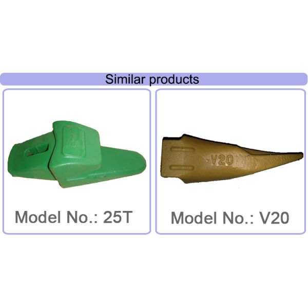 Soil Drilling Yellow 42CrMo 18TL Soil Teeth With Auger Bucket