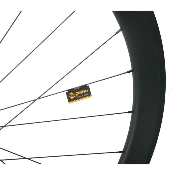 Clincher Tubeless Carbon Road Bike Wheelset 700c With V/C Brake And Carbon Rims