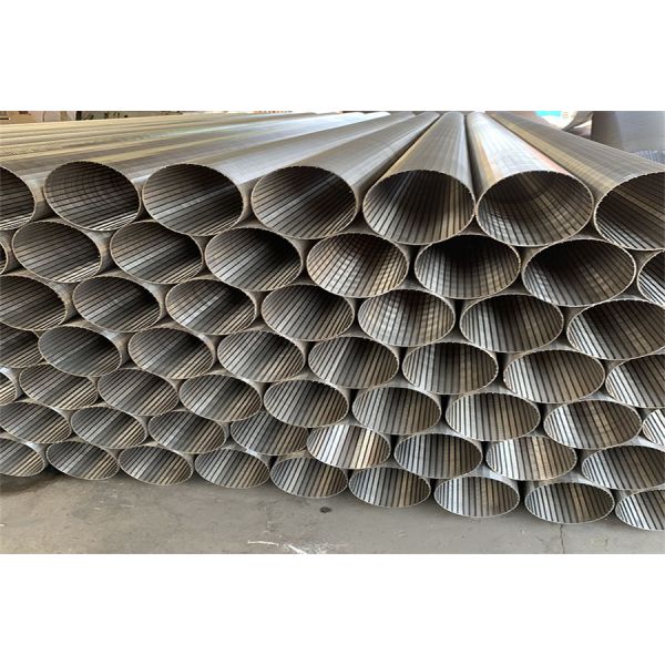 Non Clogged Wedge Wire Screen Mesh Anti Rust Johnson Screen Tube SUS 304 316