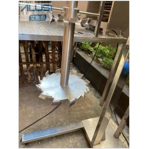 SUS304 Movable Pneumatic Lifting Homogenizer Mixer Viscosity Liquids Solid