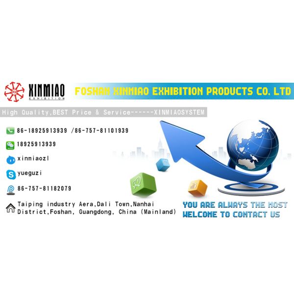 Octanorm 3x3M standard exhibition stand,vitrine dexposition aluminium,Shell scheme booth