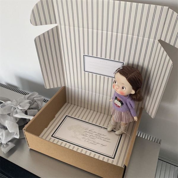 Rectangular Matt Lamination Corrugated Cardboard Shipping Box for Paperboard Products