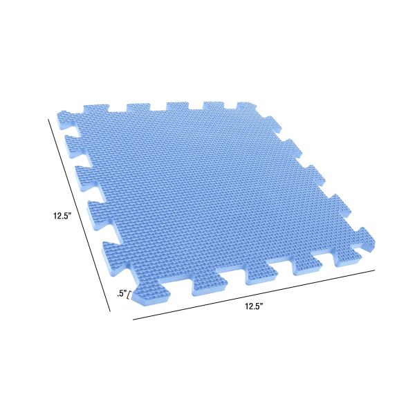 Sanitary Foam Mat Floor Tiles Interlocking EVA Padding For Exercising