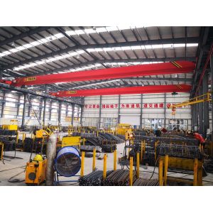 China Double Girder Traveling Overhead Bridge Crane With Hoist Equipment wholesale