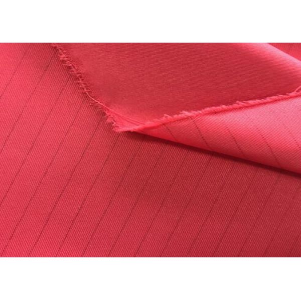 Plain Dyed Protective Fabric 65 Polyester 35 Cotton Antistatic SGS Certified