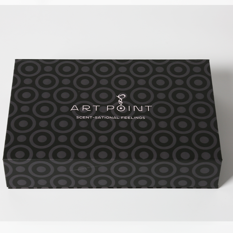 Foldable Magnetic Gift Box For Perfume Custom Logo Packaging Boxes Sponge Insert