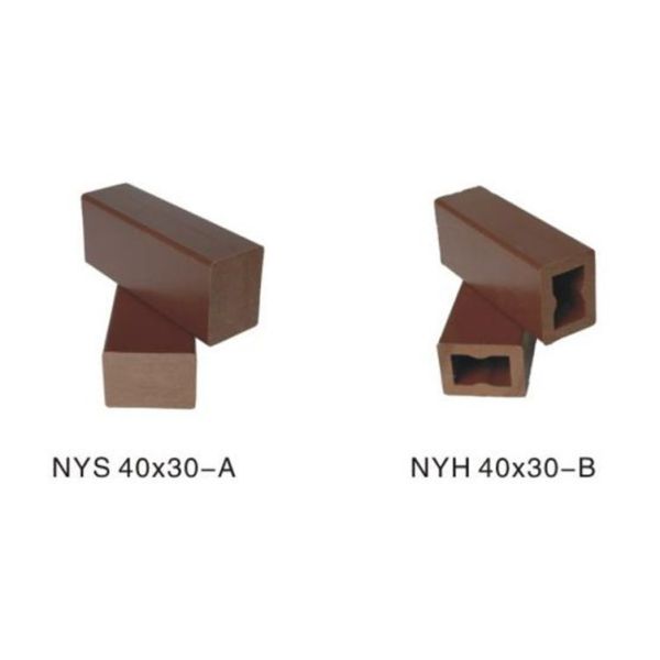 Outdoor 150mm*25mm Wood Plastic Composite/WPC Decking for Decking Materials Resilient