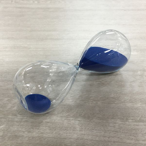 1-15 Minute Glass Hourglass Customized Egg Timer Hour Glass