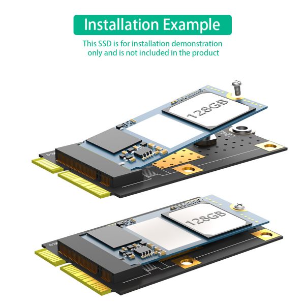 MSATA To M.2(NGFF) Key B Adapter For 2230/2242 SSD Card Adapter For Multi-System PCS Parts Kit