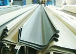Aluminium Downpipe Gutter Roll Forming Machines / Gutter Making Machine