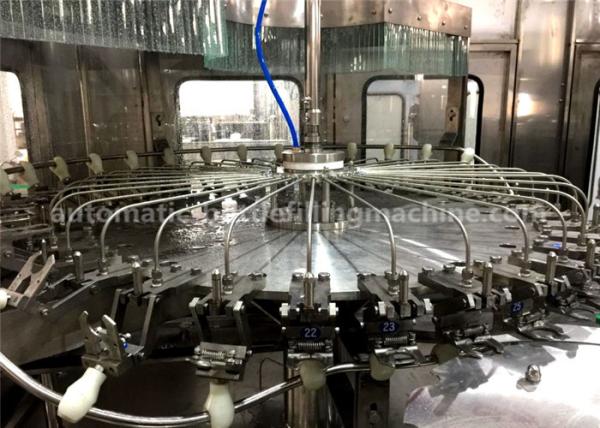 Rotary Automatic Juice Bottle Filling Machine Washer Filler Capper Monobloc