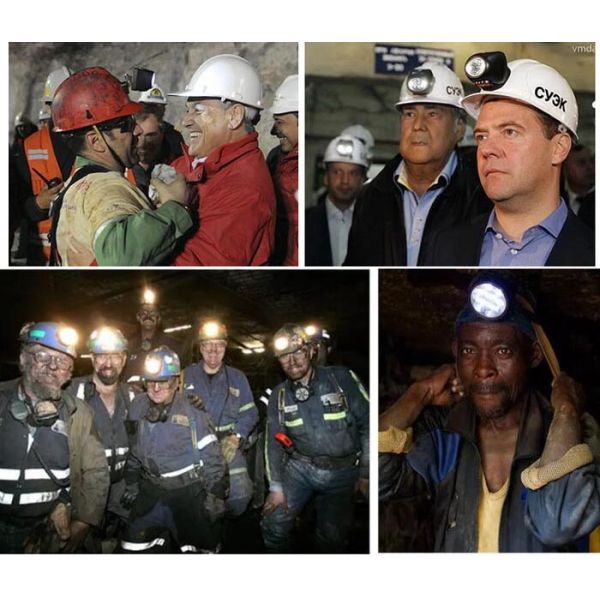 China LED Mining Lamp Collectors KL2.5LM Cordless Headlamps 10000Lux