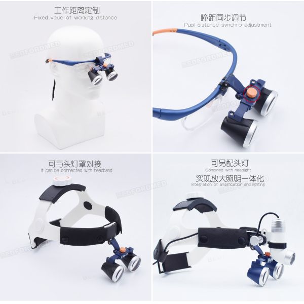 Medical Multi-performance Clinic Room Delicated Surgery Low Magnifying Glass Operating Headlamp ME-503G-1