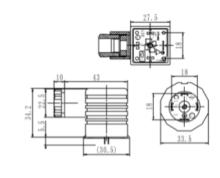 Waterproof SS316L G1/4 Industrial Pressure Transmitter
