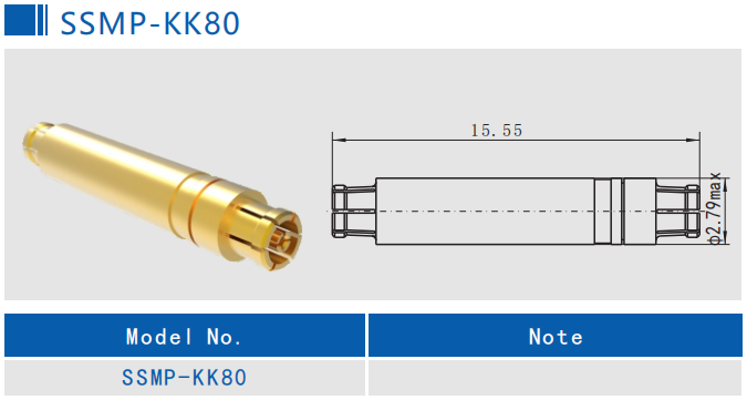 Mini SMP Female to Female SSMP RF Connector Adapter Gold Plated