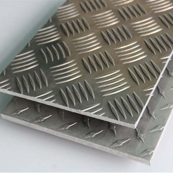 Custom 5 Bar Pattern 0.8*1220*2440 Aluminum Checkered Plate 3003 5754 Embossed Sheet for Elevator Floor