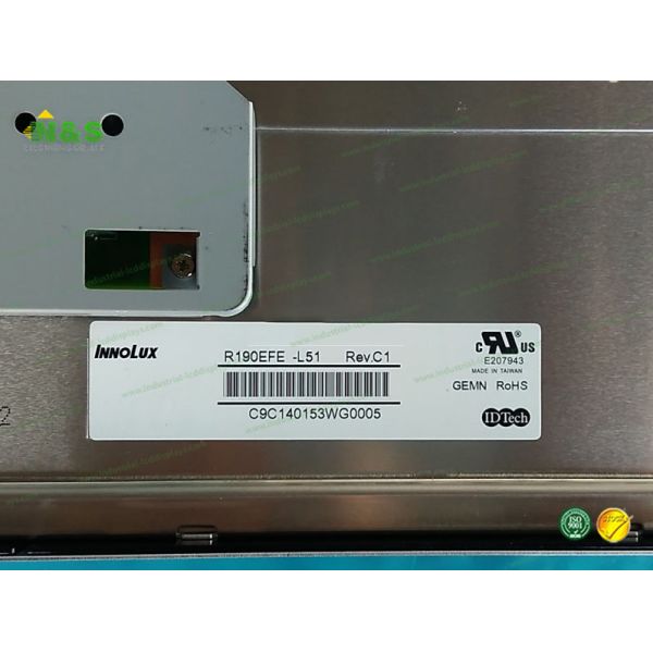 R190EFE-L51 INNOLUX a-Si TFT-LCD ,19.0 inch, 1280×1024 for Industrial Application