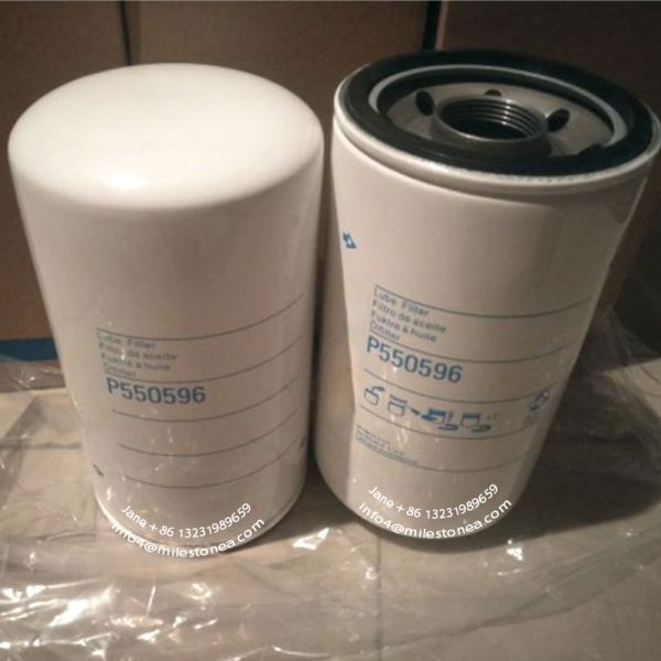 Excavator parts hydraulic engine oil filter element 4484495 1-13240232-1 8-94396375-4 LF16045 P550596