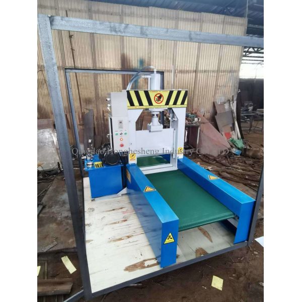 660mm Width Horizontal Conveyor Belt Cutter Machine For Roll Material