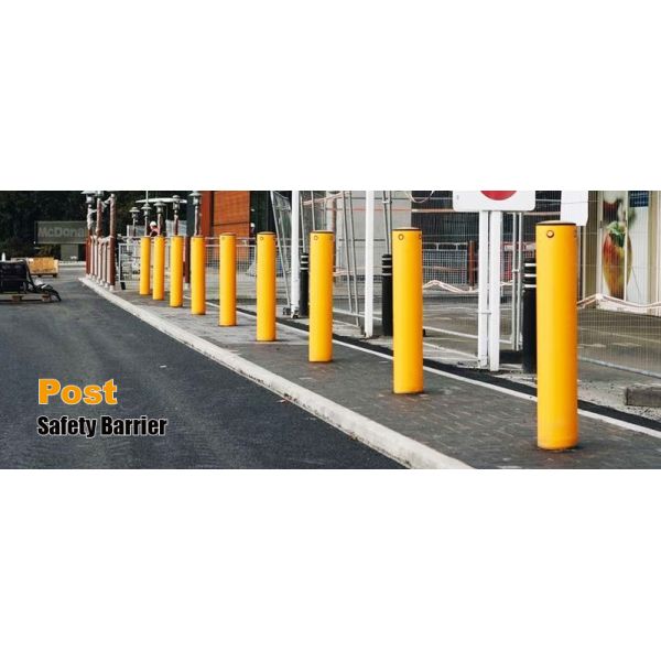 B06: Anti-Collision Guardrails Safety Post Warehouse Safety Bollard Traffic Guardrails