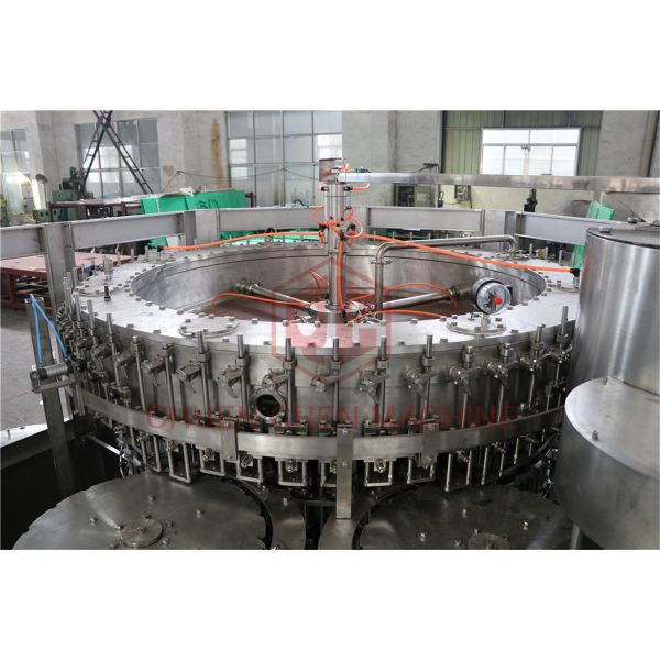 2000 - 6000BPH Carbonated Drink Filling Machine Counter Pressure Soda Bottling Equipment