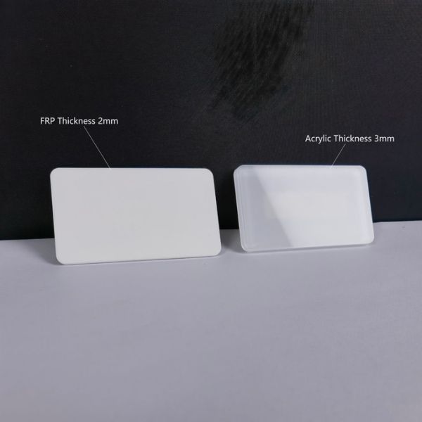 Customizable Acrylic Sublimation Badge Name Tag Heat Transfer Ready