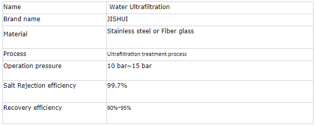 UF Water Purifier Industry Nano Filtration System Remove Color UF System UF Water Ultrafiltration System