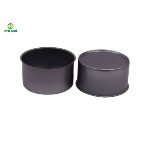 Round Tin Cans for food packing CMYK 4C Printing Food Tin Boxes 0.19mm Tinplate