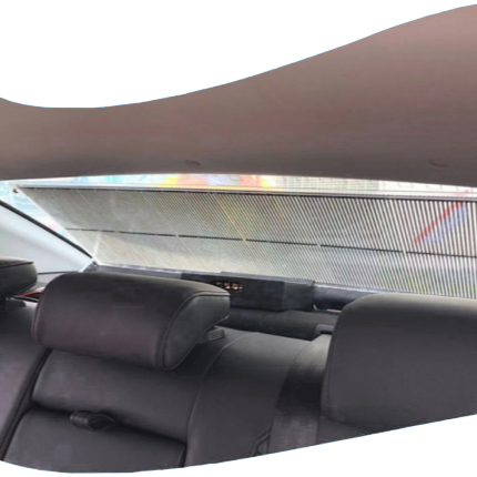 V140° View Angle High Transparent Advertising LED Display For Taxi Car Bus Rear Window