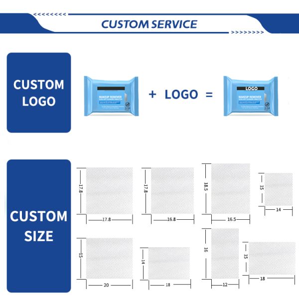 Ultra Soft Biodegradable Makeup Wipes No Alcohol Extra Moist Makeup Removing Towelettes