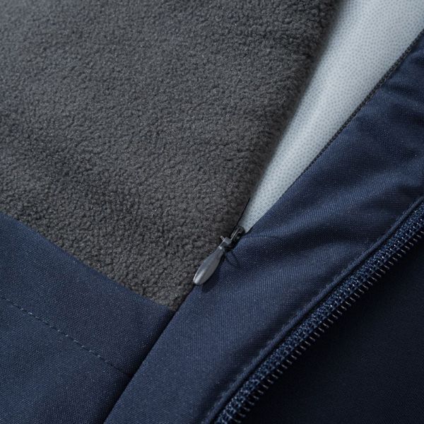 Custom Hand Pockets Turn Down Collar Zip Up Lined Front Durable Chino Twill Cotton Workwear Heavy Cotton Work Jacket for Men