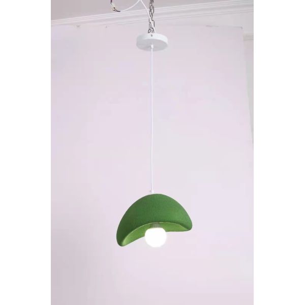 Cement and concrete and resin orange yellow handmake contemporary pendant lamp