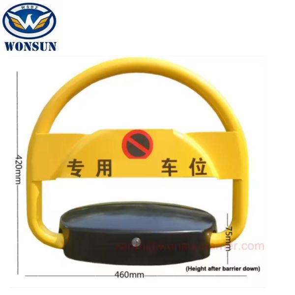 Automatic Remote Control Car Parking Lock Heavy Duty Smart Parking Lock