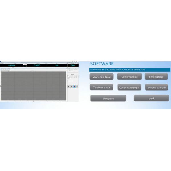 Micro Tensile Electronic Universal Testing Machine Tensile Load Speed Setting