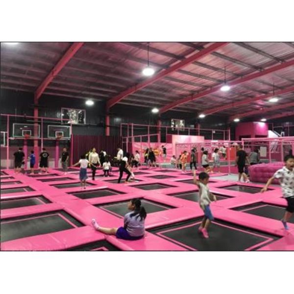 Free Jump Big Trampoline Park Play Ground Sky Stepper Ninja Course