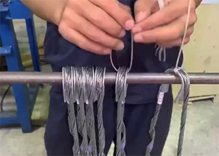 100mm Automatic Cable Tie Machine For Sortie Du Cable Bundle Dia 14mm