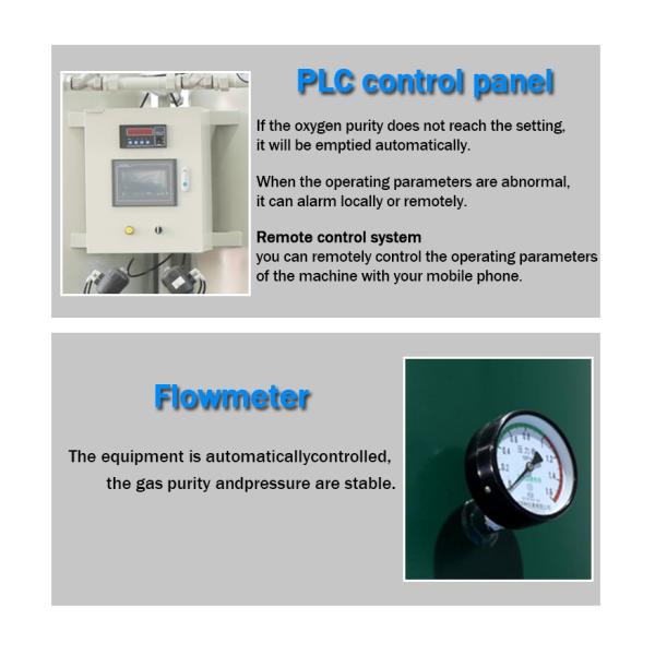 High Purity Medical Oxygen Generator Plant for Hospital 93±3% Purity 220v/380v Voltage