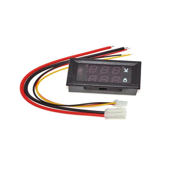 0.28 Inch Electronic Components Digital Volt Amp Meter 4.5v - 30v Voltage