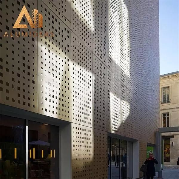 Outdoor metal wall panels