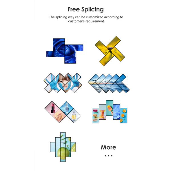 2x2 Lcd Video Display Lcd Screen Wall Advertising Outdoor Digital Signage